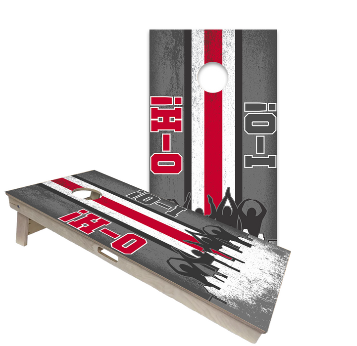 World Series of Cornhole Official 2' x 4' Professional Cornhole Board Runway 2402P - O-H-I-O