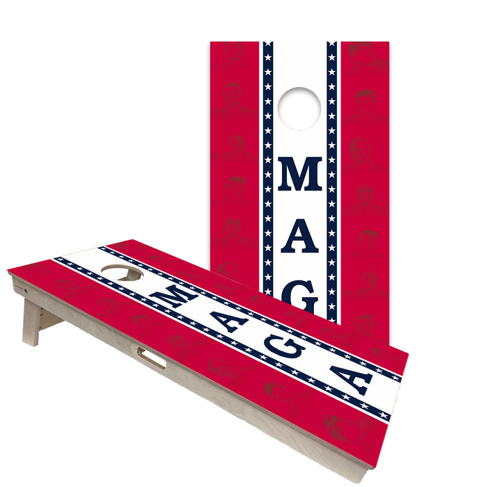 World Series of Cornhole Official 2' x 4' Professional Cornhole Board Runway 2402P - MAGA