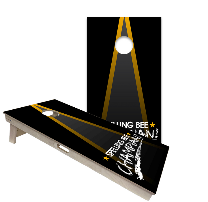 World Series of Cornhole Official 2' x 4' Professional Cornhole Board Runway 2402P - Spelling Bee