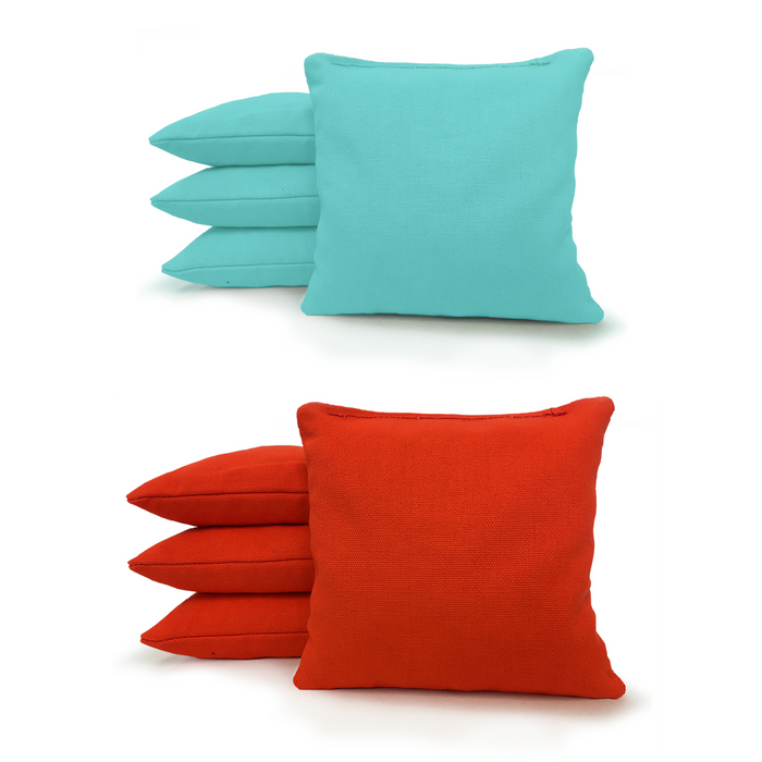 Set of 8 Regulation Duck Cloth Cornhole Bags - All Weather Resin