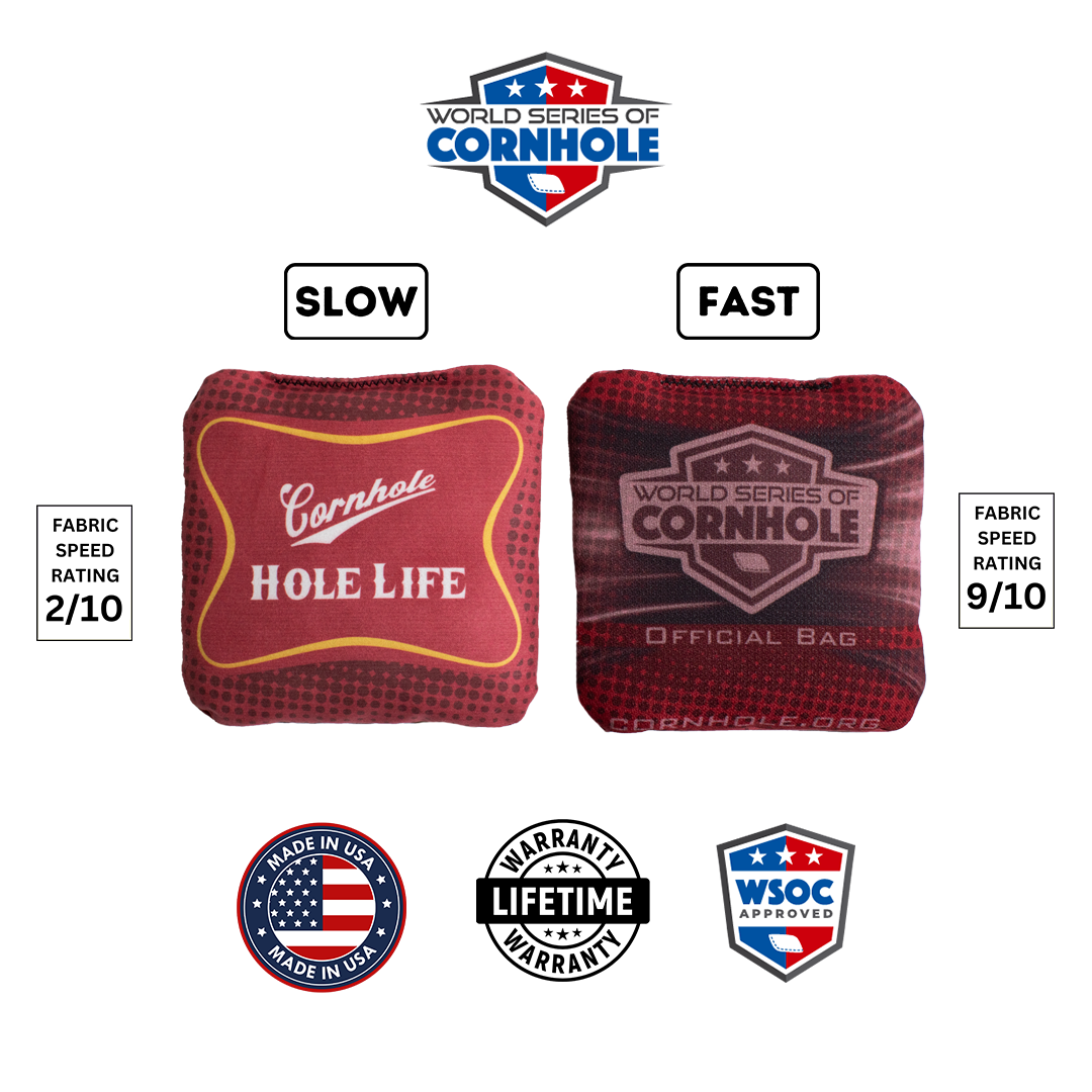 World Series of Cornhole 6-IN Professional Cornhole Bag Rapter - Cornhole Hole Life