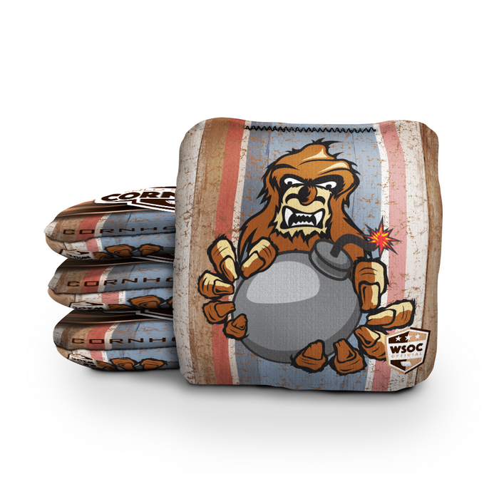 Sasquatch Bomb Brown - 6 Inch WSOC Official Pro Cornhole Bags