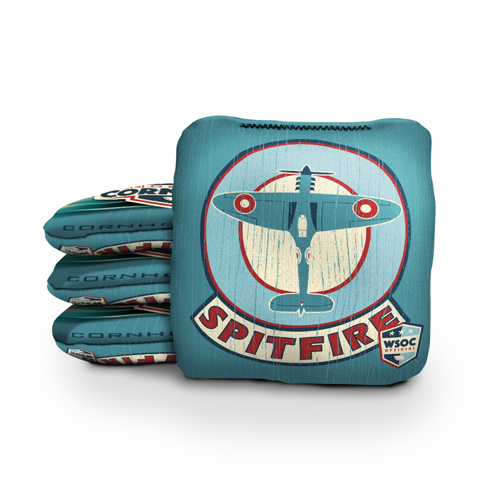World Series of Cornhole Official 6-IN Professional Cornhole Bag Rapter - Spitfire Blue