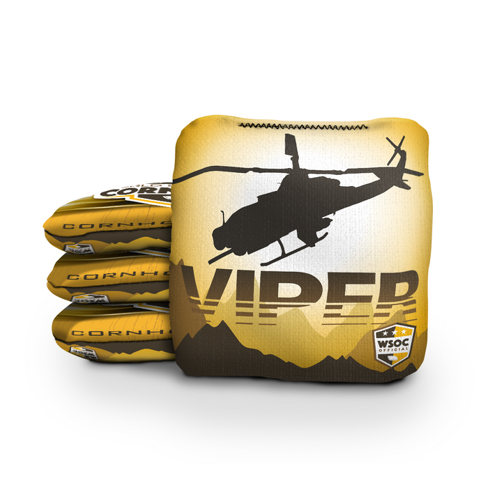 Viper Yellow - 6 Inch WSOC Official Pro Cornhole Bags