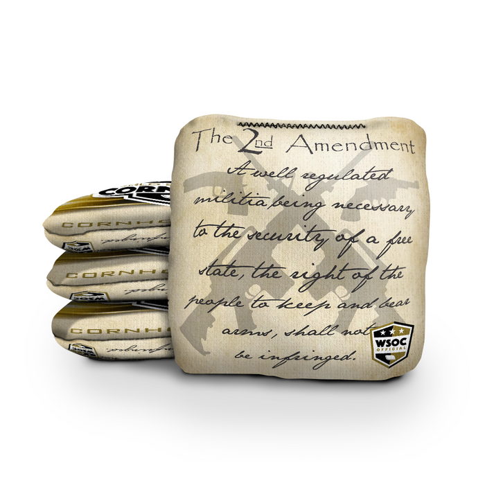2nd Amendment - 6 Inch WSOC Official Pro Cornhole Bags