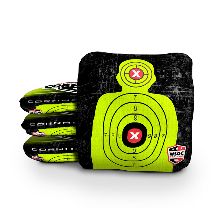 Shooting Target Black - 6 Inch WSOC Official Pro Cornhole Bags