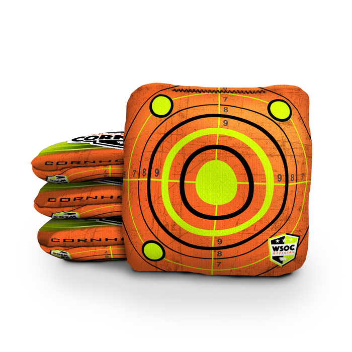 Shooting Target Orange - 6 Inch WSOC Official Pro Cornhole Bags