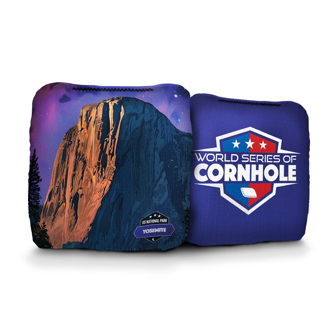 World Series of Cornhole 6-IN Professional Cornhole Bag Rapter - National Park - Yosemite