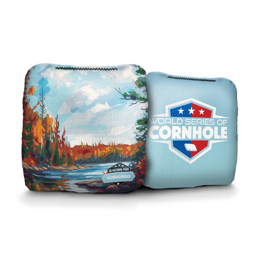 World Series of Cornhole 6-IN Professional Cornhole Bag Rapter - National Park - Voyaguers