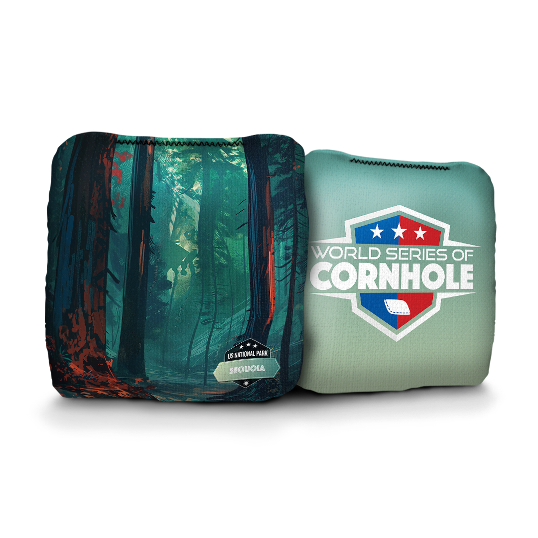 World Series of Cornhole 6-IN Professional Cornhole Bag Rapter - National Park - Sequoia