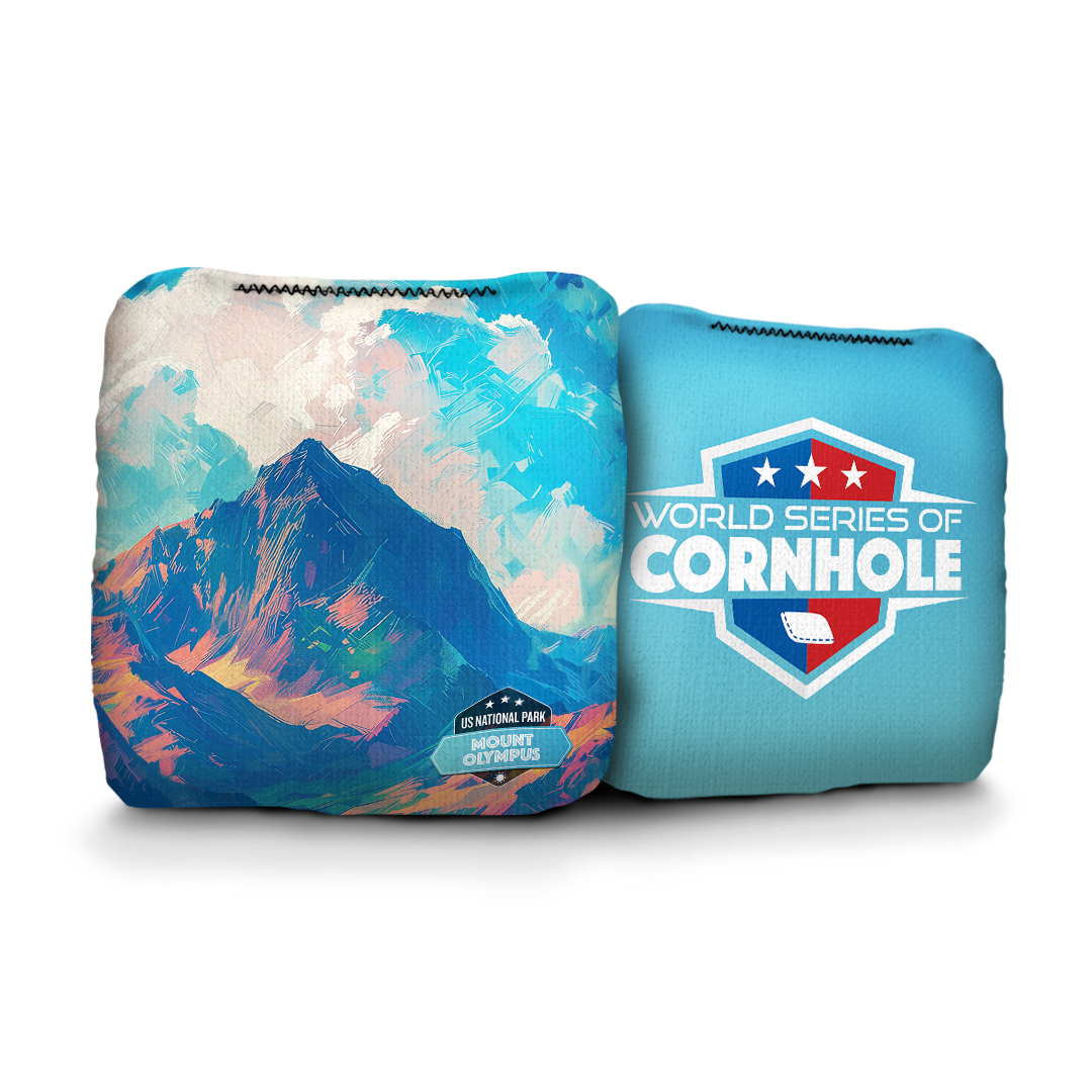 World Series of Cornhole 6-IN Professional Cornhole Bag Rapter - National Park - Mt. Olympus
