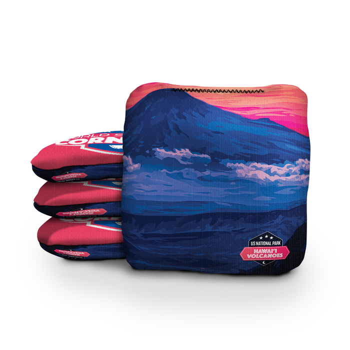 World Series of Cornhole 6-IN Professional Cornhole Bag Rapter - Hawaii Volcanoes National Park