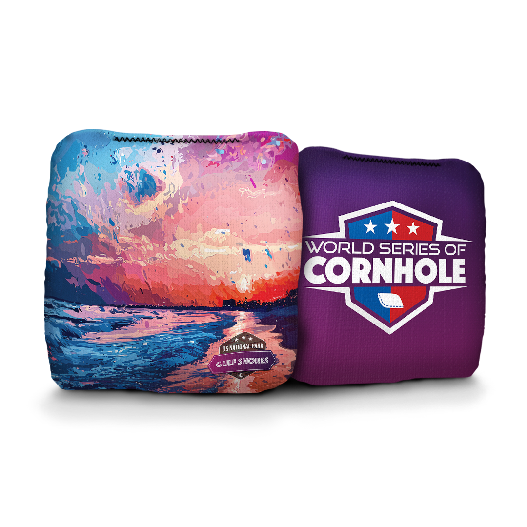 6-IN Professional Cornhole Bag Rapter - National Park - Gulf Shores