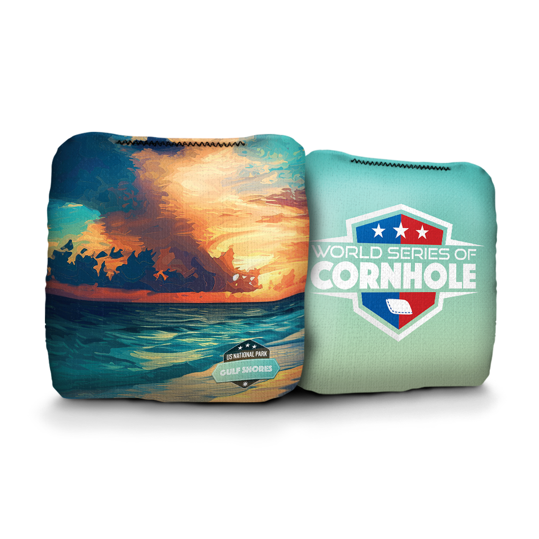 World Series of Cornhole 6-IN Professional Cornhole Bag Rapter - National Park - Gulf Shores