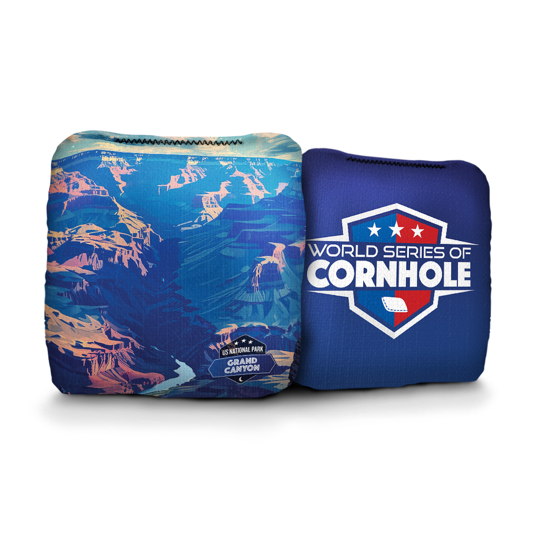World Series of Cornhole 6-IN Professional Cornhole Bag Rapter - National Park - Grand Canyon