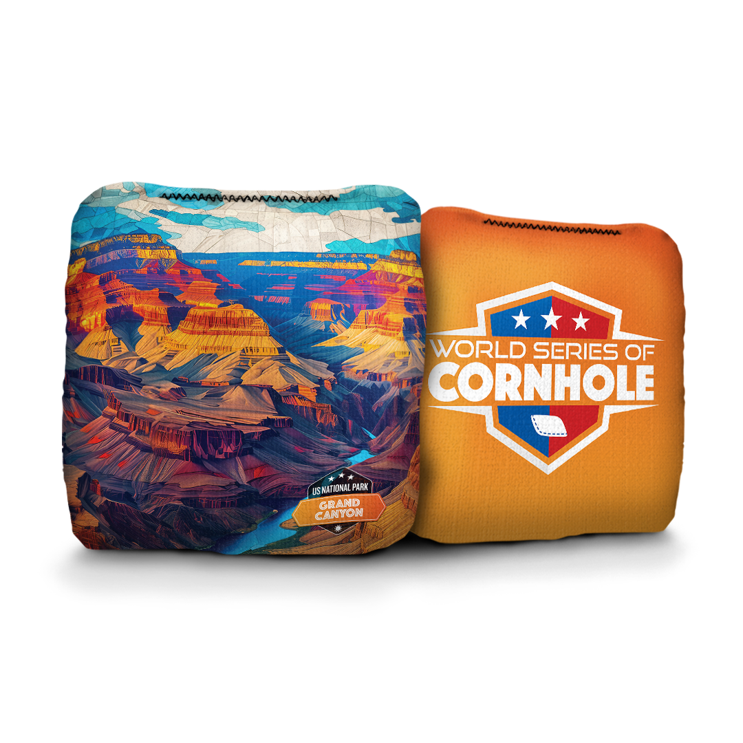 World Series of Cornhole 6-IN Professional Cornhole Bag Rapter - National Park - Grand Canyon