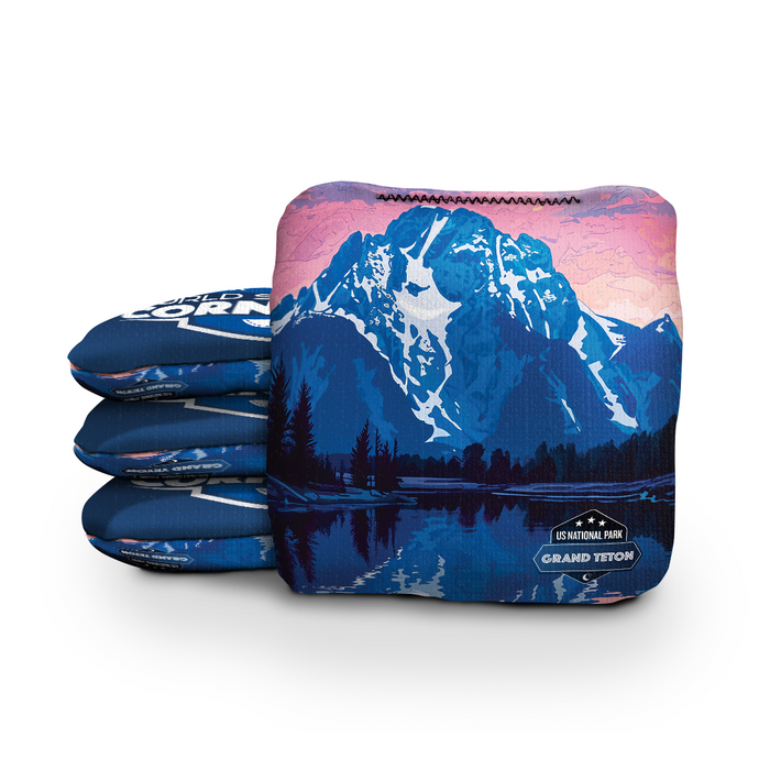 World Series of Cornhole 6-IN Professional Cornhole Bag Rapter - Grand Teton National Park