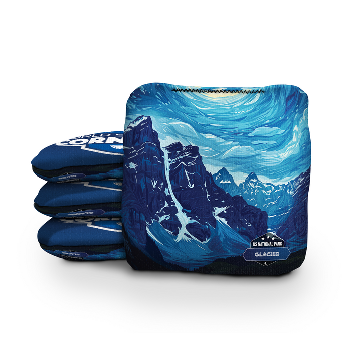 World Series of Cornhole 6-IN Professional Cornhole Bag Rapter - Glacier National Park