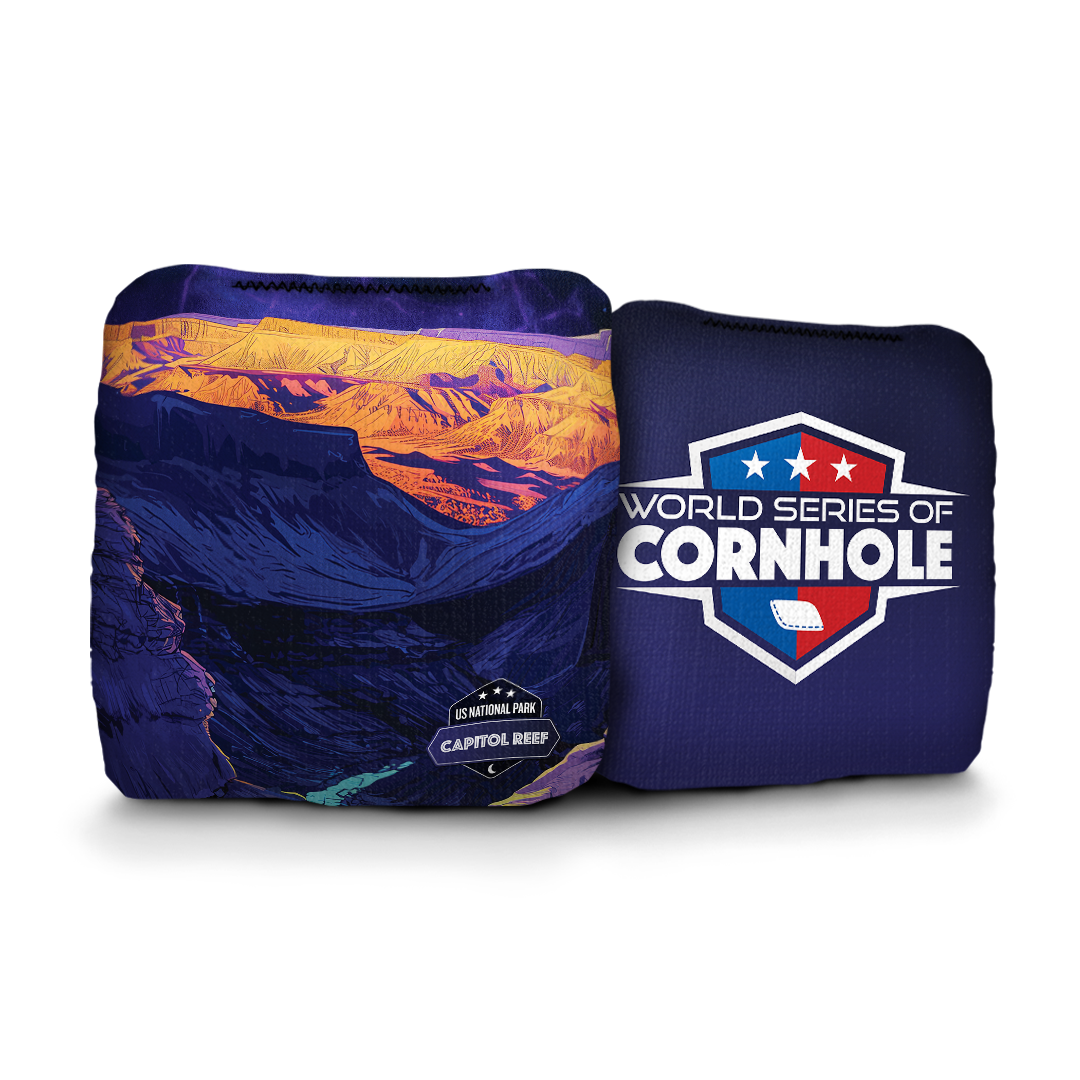 World Series of Cornhole 6-IN Professional Cornhole Bag Rapter - National Park - Capitol Reef