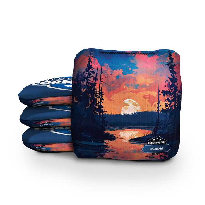 World Series of Cornhole 6-IN Professional Cornhole Bag Rapter - Acadia National Park