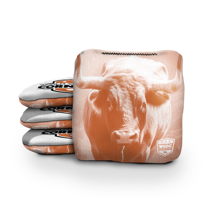Texas Longhorns - 6 Inch WSOC Official Pro Cornhole Bags