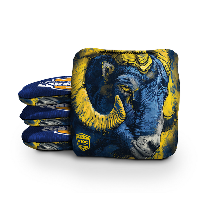 Los Angeles Rams - 6 Inch WSOC Official Pro Cornhole Bags