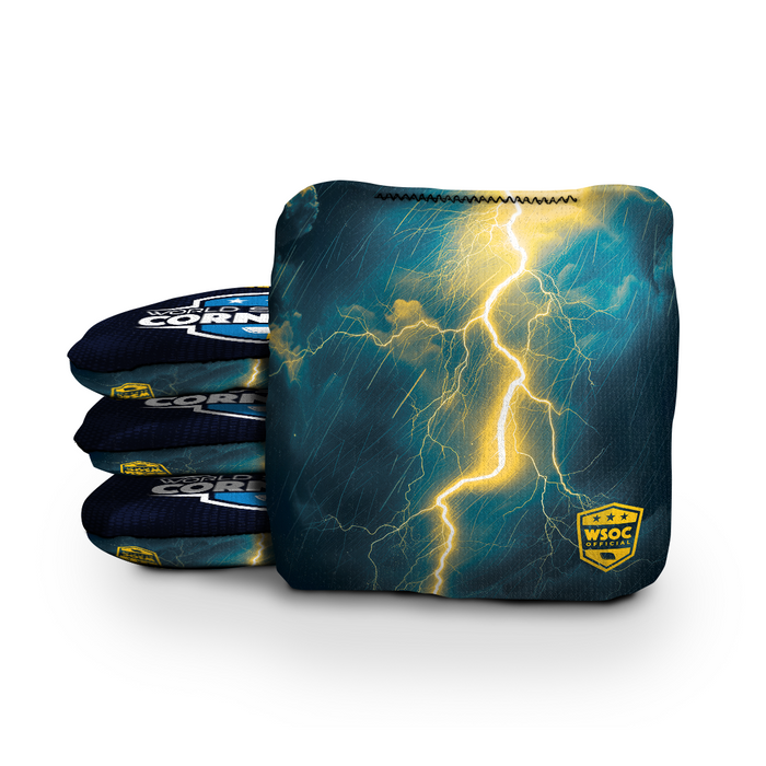Los Angeles Chargers - 6 Inch WSOC Official Pro Cornhole Bags