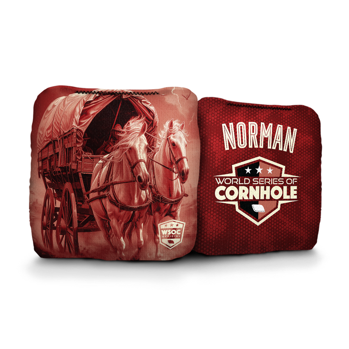Oklahoma Sooners - 6 Inch WSOC Official Pro Cornhole Bags