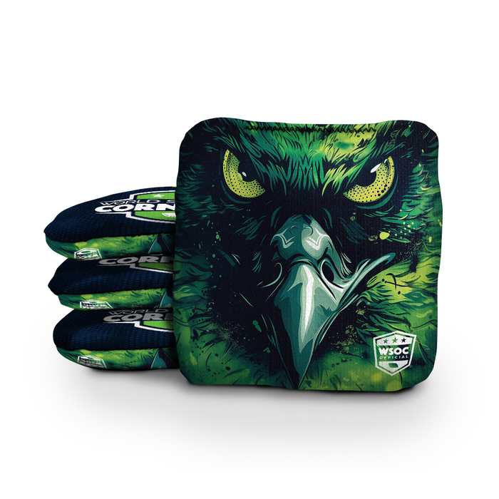 Seattle Seahawks - 6 Inch WSOC Official Pro Cornhole Bags