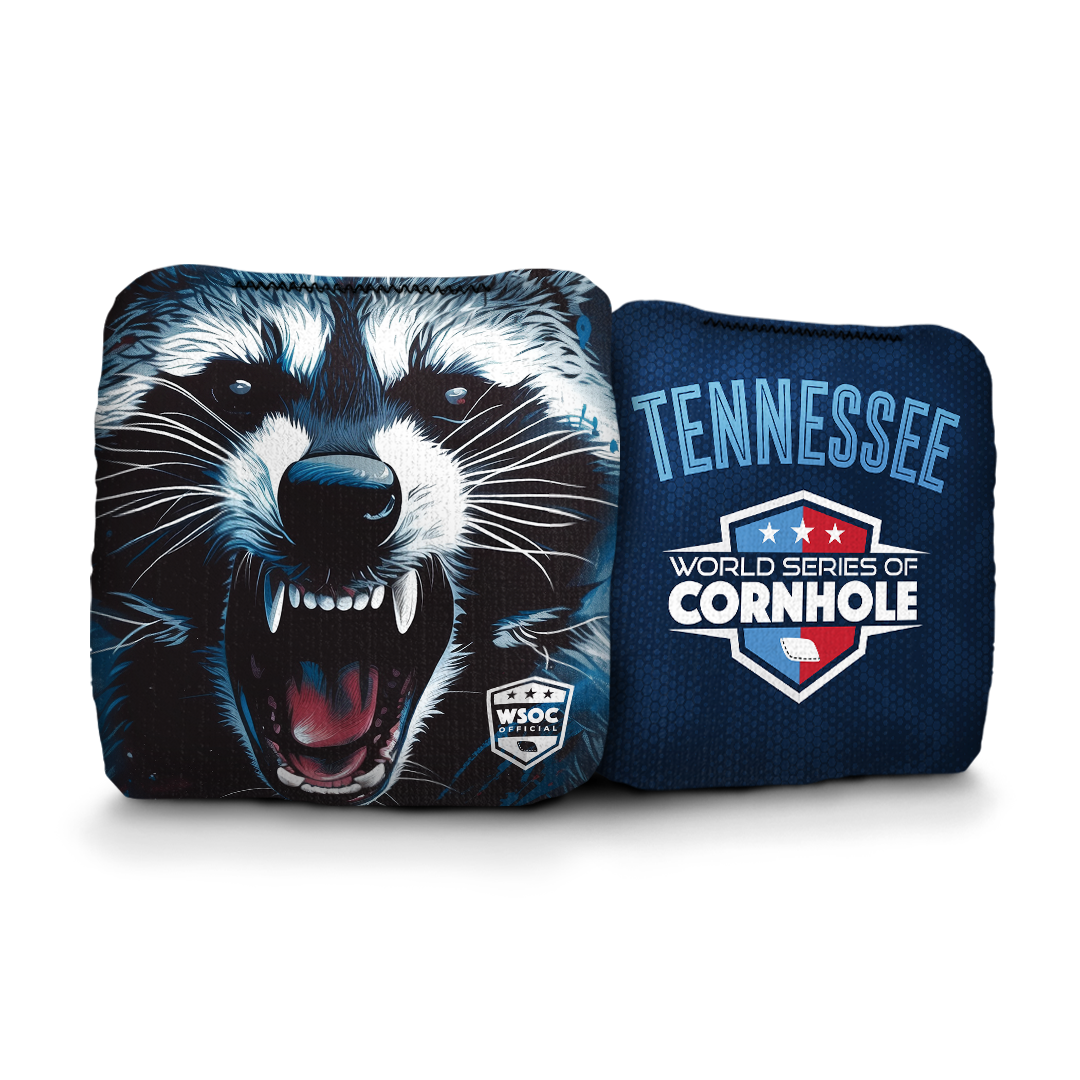 World Series of Cornhole Official 6-IN Professional Cornhole Bag Rapter - Tennessee