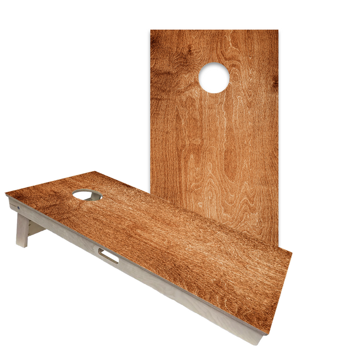 World Series of Cornhole Official 2' x 4' Professional Cornhole Board Runway 2402P - Wood Finish Dark Wood