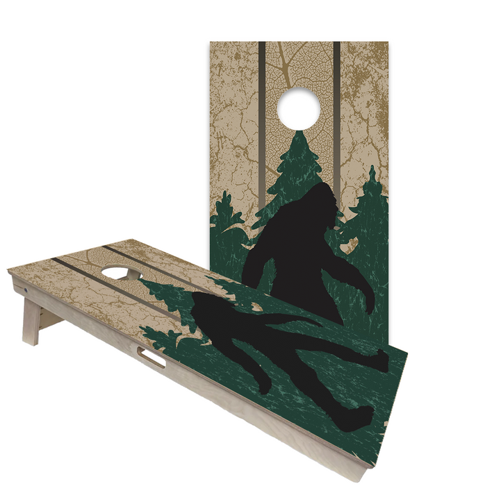 World Series of Cornhole Official 2' x 4' Professional Cornhole Board Runway 2402P - Wilderness Sasquatch