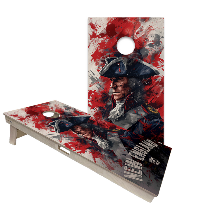 World Series of Cornhole Official 2' x 4' Professional Cornhole Board Runway 2402P - New England Patriots