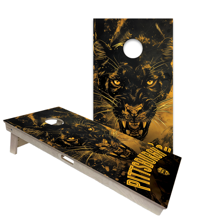 World Series of Cornhole Official 2' x 4' Professional Cornhole Board Runway 2402P - Pitt Panthers