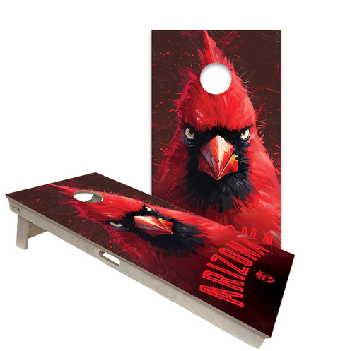 World Series of Cornhole Official 2' x 4' Professional Cornhole Board Runway 2402P - Arizona Cardinals