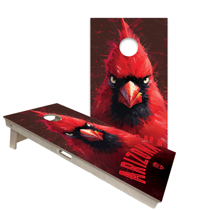 World Series of Cornhole Official 2' x 4' Professional Cornhole Board Runway 2402P - Arizona Cardinals