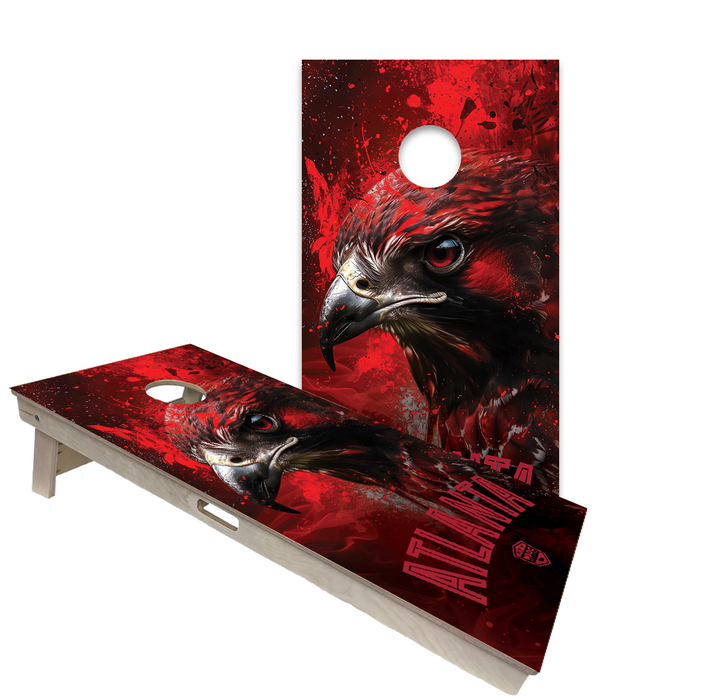 World Series of Cornhole Official 2' x 4' Professional Cornhole Board Runway 2402P - Atlanta Falcons