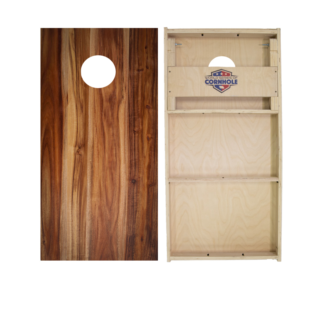 World Series of Cornhole Official 2' x 4' Professional Cornhole Board Runway 2402P - Wood Finish