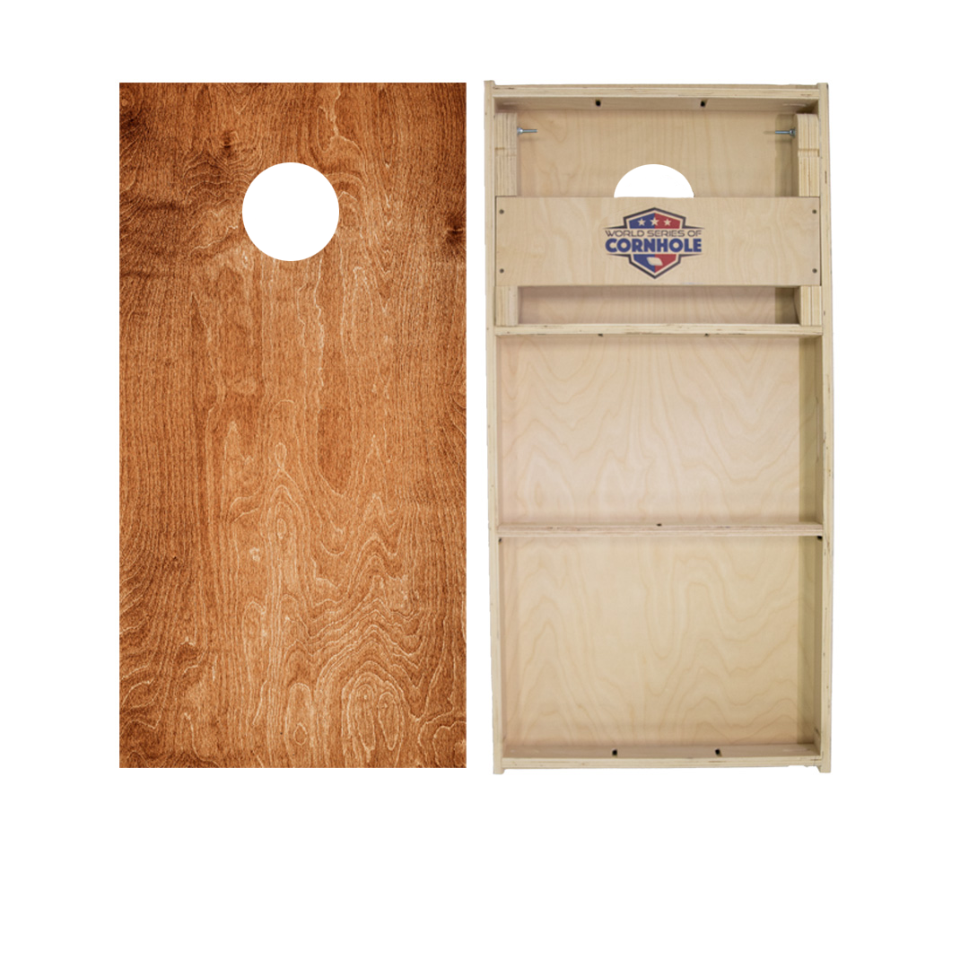 World Series of Cornhole Official 2' x 4' Professional Cornhole Board Runway 2402P - Wood Finish