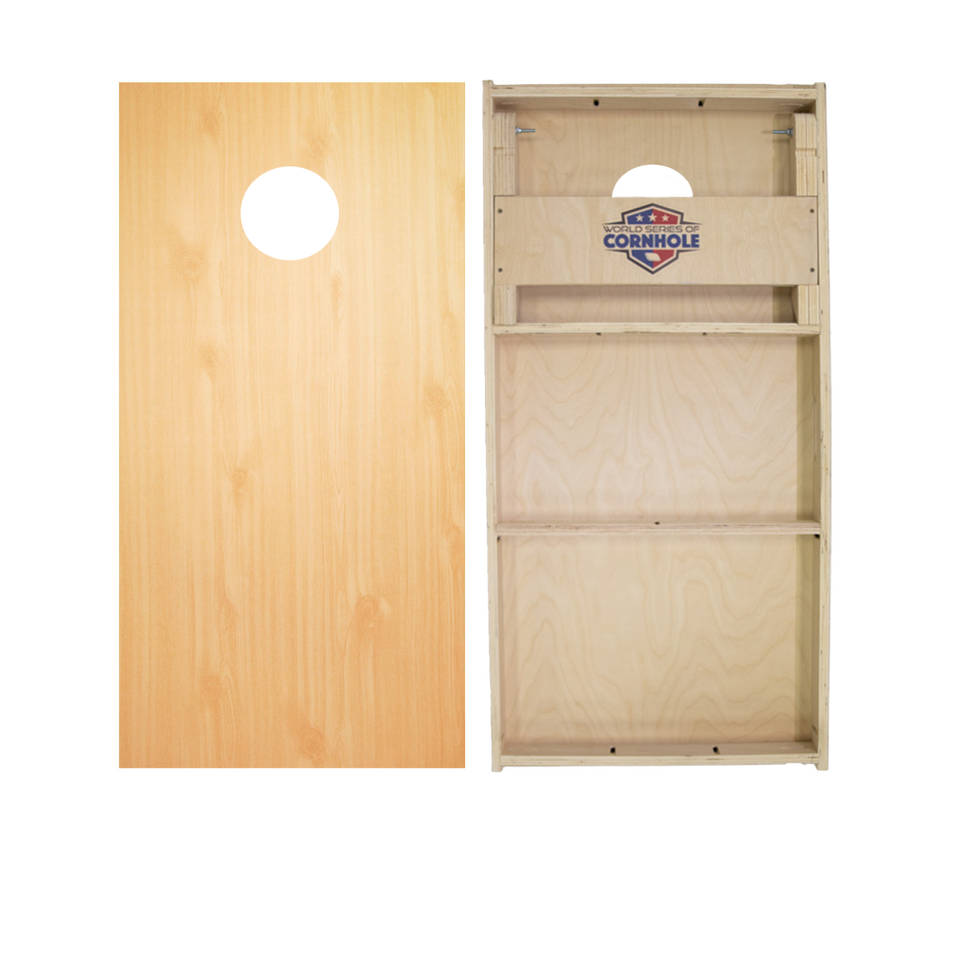 World Series of Cornhole Official 2' x 4' Professional Cornhole Board Runway 2402P - Wood Finish