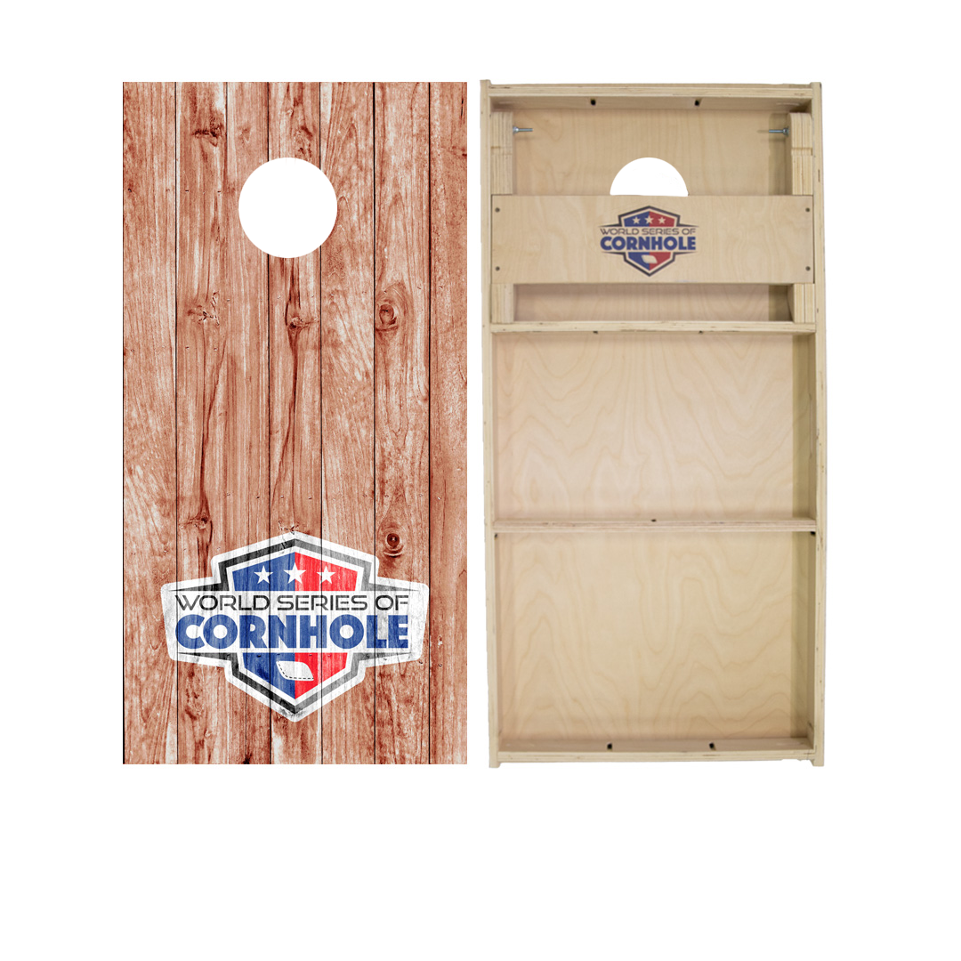 World Series of Cornhole Official 2' x 4' Professional Cornhole Board Runway 2402P - Wood Finish