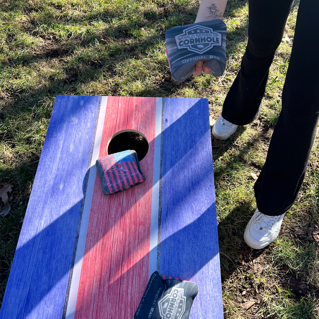 World Series of Cornhole Official 2' x 4' Professional Cornhole Board Runway 2402P - Wood Finish