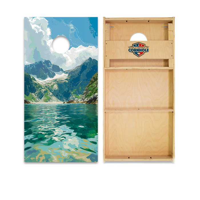 World Series of Cornhole Official 2' x 4' Professional Cornhole Board Runway 2402P - Kenai Fjords National Park