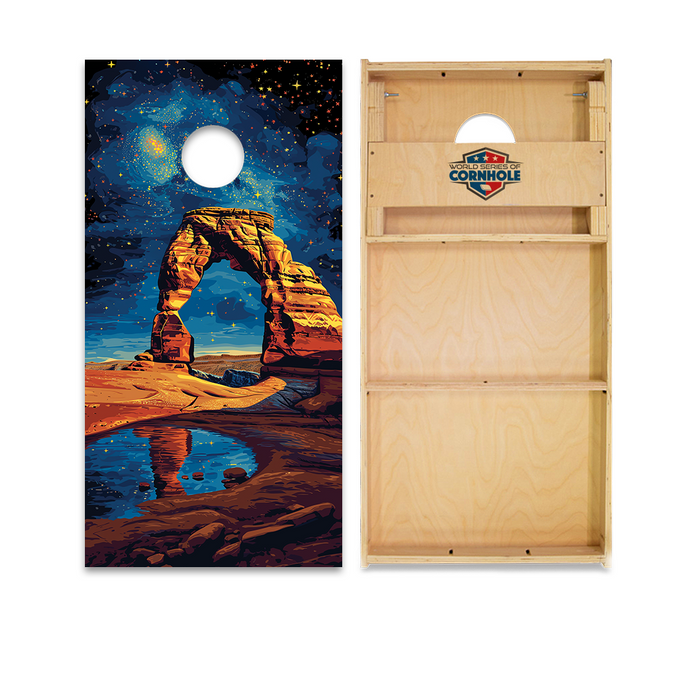 World Series of Cornhole Official 2' x 4' Professional Cornhole Board Runway 2402P - Arches National Park