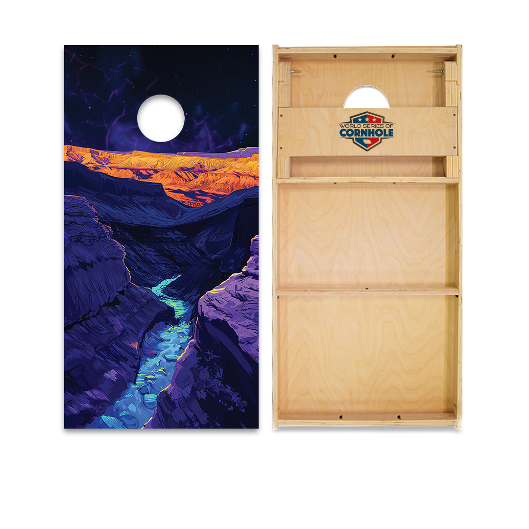 World Series of Cornhole Official 2' x 4' Professional Cornhole Board Runway 2402P - National Park - Capitol Reef