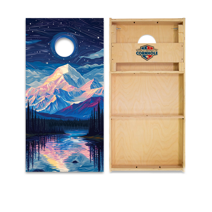 World Series of Cornhole Official 2' x 4' Professional Cornhole Board Runway 2402P - Denali National Park