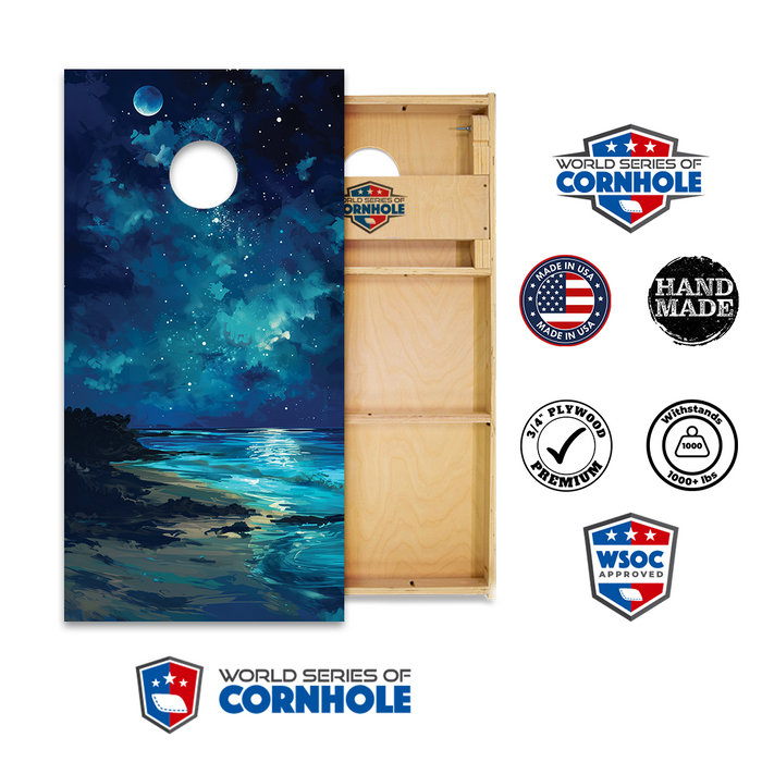World Series of Cornhole Official 2' x 4' Professional Cornhole Board Runway 2402P - Dry Tortugas National Park