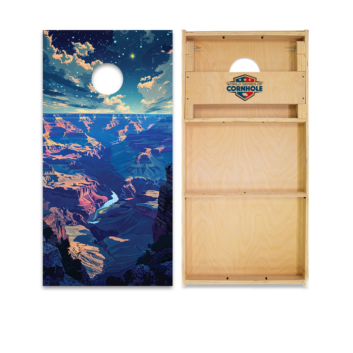 World Series of Cornhole Official 2' x 4' Professional Cornhole Board Runway 2402P - Grand Canyon National Park