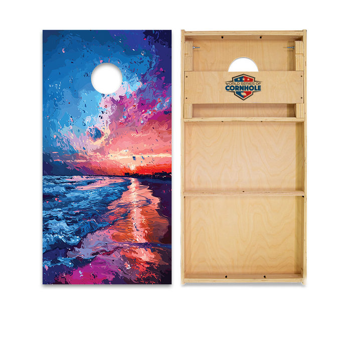 World Series of Cornhole Official 2' x 4' Professional Cornhole Board Runway 2402P - Gulf Shores National Park