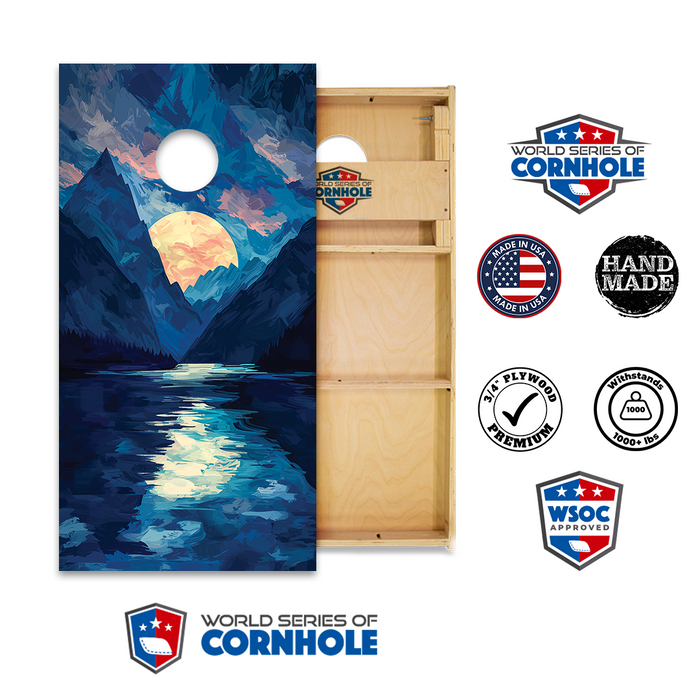 World Series of Cornhole Official 2' x 4' Professional Cornhole Board Runway 2402P - Kenai Fjords National Park